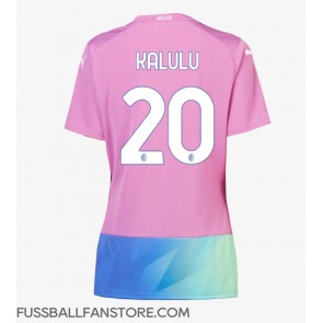 AC Milan Pierre Kalulu #20 Replik 3rd trikot Damen 2023-24 Kurzarm